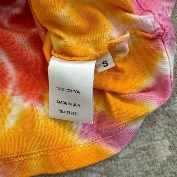 Revolve‎ Festival Tie Dye Crop Tee Top Size Small - Picture 12 of 12